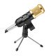 Condenser Microphone Sounds Recording Vocal Microphone – Gold